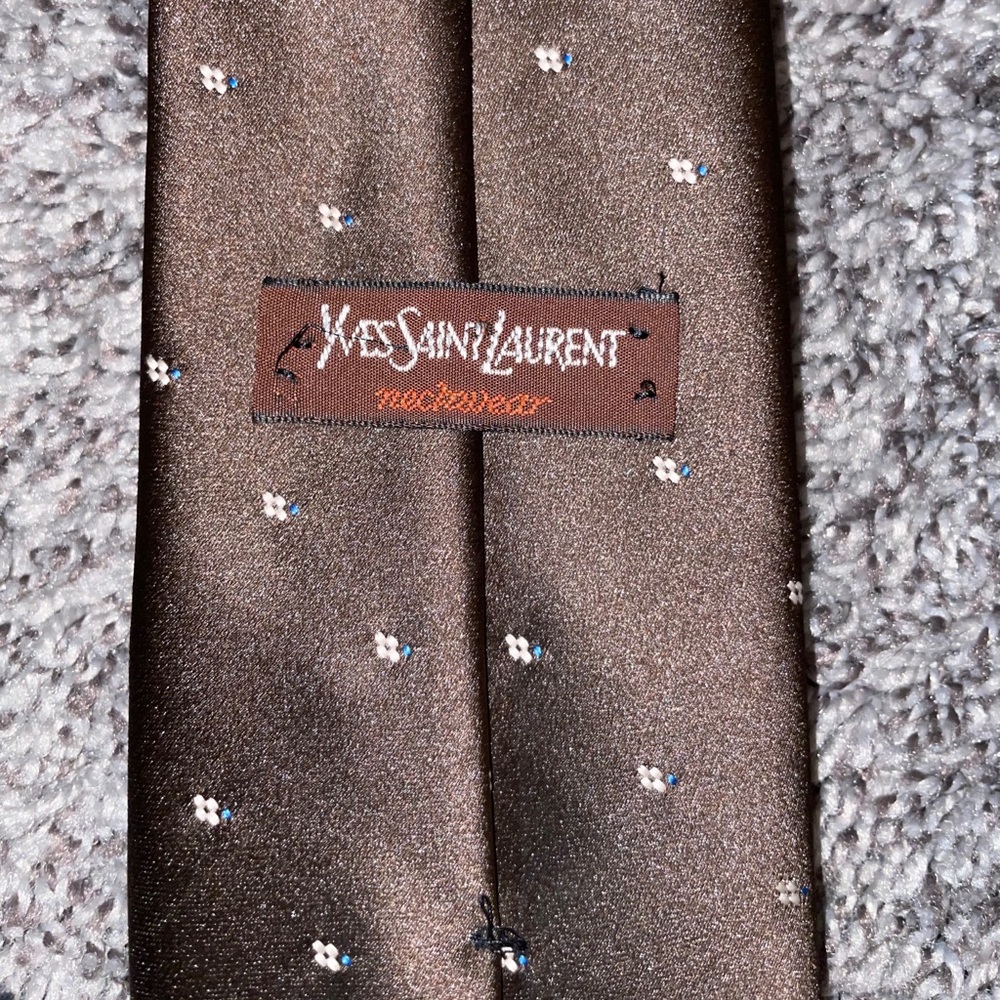 Yves Saint Laurent YSL tie - Picture 2 of 3